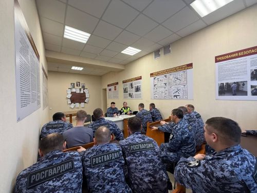 Профилактика ДТП перед праздниками: сотрудникам Агрызского отделения вневедомственной охраны разъяснили правила безопасности