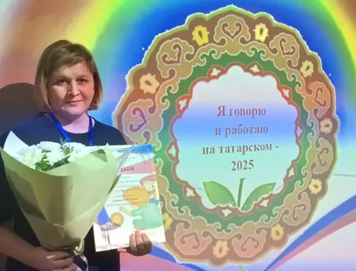 Воспитатель детского сада №6 Тимофеева Снежана выиграла в номинации «Сердце отдаю детям»