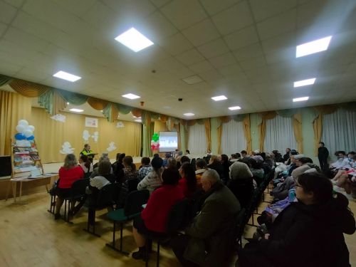 Родителям учащихся Терсинской школы напомнили о соблюдении ПДД