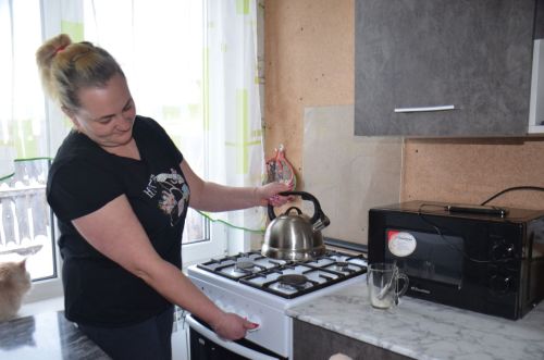 Многодетная мама Анастасия Латкина из Агрыза приняла участие в программе бесплатной догазификации