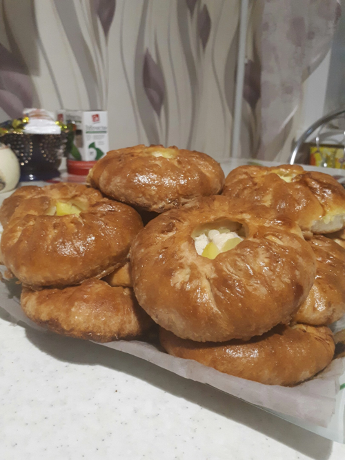 Элеш (өлеш) - традиционный татарский пирог из мяса, картофеля и лука