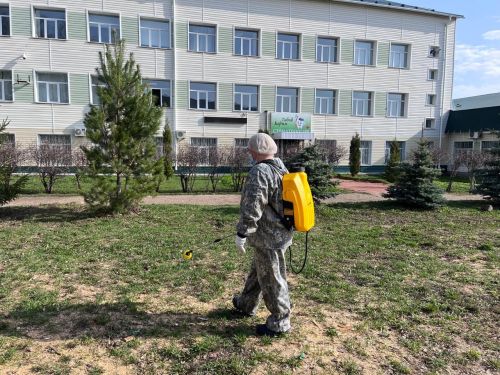 Все зоны отдыха и кладбища Агрыза обработаны от клещей