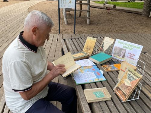 В Агрызе организовали книжную выставку «Поэт народной жизни»