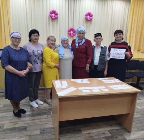 Салагыш мәдәният йортында “ Татар халык ашлары” дип аталган кичә оештырылган