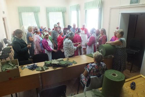 Әлнәш районы делегациясе – Кичкетаң җирлегендә