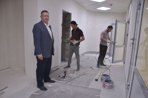 Масштабный капремонт приемного отделения Агрызской районной больницы идёт полным ходом