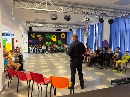 В детском лагере «Алмалы» говорили о правилах дорожного движения