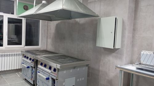 В Исенбаевской школе завершен капитальный ремонт пищеблока