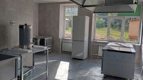 В Исенбаевской школе завершен капитальный ремонт пищеблока