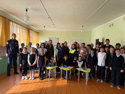 Юные пешеходы Кичкетанской школы дали клятву безопасности