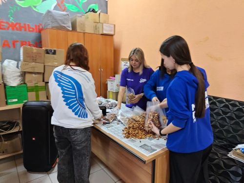 Молодежь Агрызского района помогла подготовить домашние заготовки для бойцов СВО