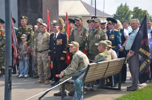 В Агрызе прошла акция памяти в День ветеранов боевых действий
