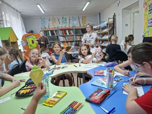 В библиолагере «Книжная радуга» прошёл «День творческих идей»