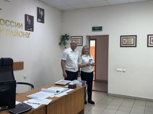 Лейла Юсупова награждена знаком «За отличие в службе ГИБДД» I степени