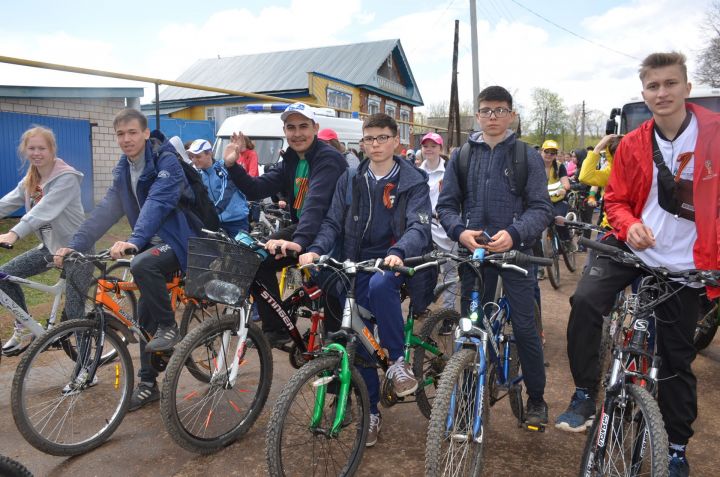 В Агрызском районе в пятый раз прошел велопробег