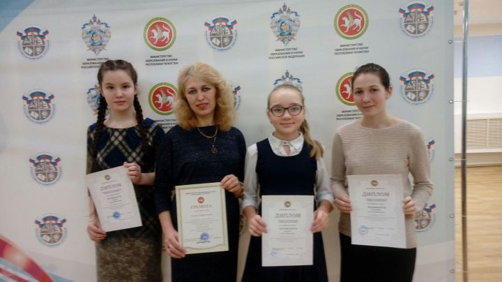 Учащиеся нашего района стали победителями олимпиады по татарскому языку
