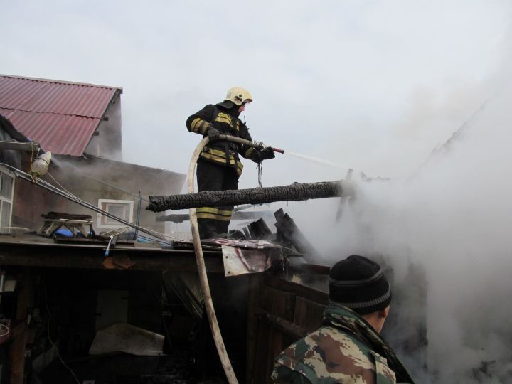 В Агрызском районе произошел пожар
