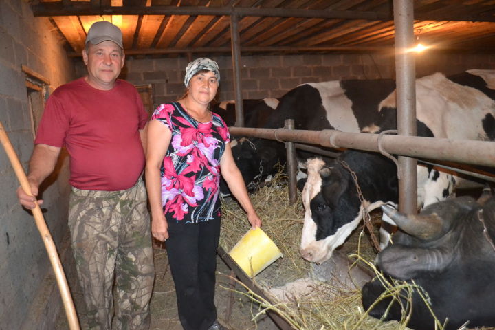Первая исенбаевская семья, построившая мини-ферму, получила субсидию