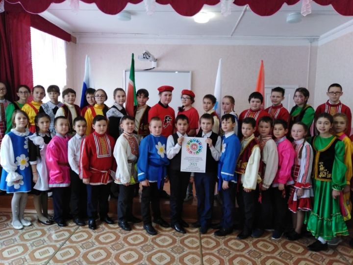 В Кучуковской школе прошло мероприятие "Татарстан - наш общий дом"