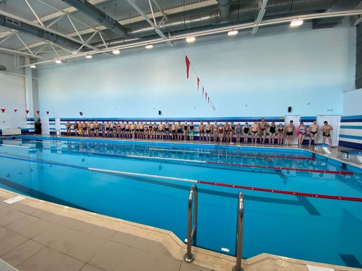 Сегодня в СОК "Олимп" дали старт Чемпионату Агрызского района по плаванию