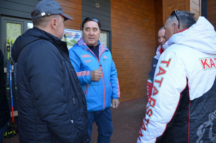 Агрыз посетил вице-президент Федерации лыжных гонок РФ Ильшат Фардиев