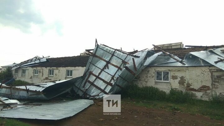 Ураган нанес значительный ущерб в Татарстане