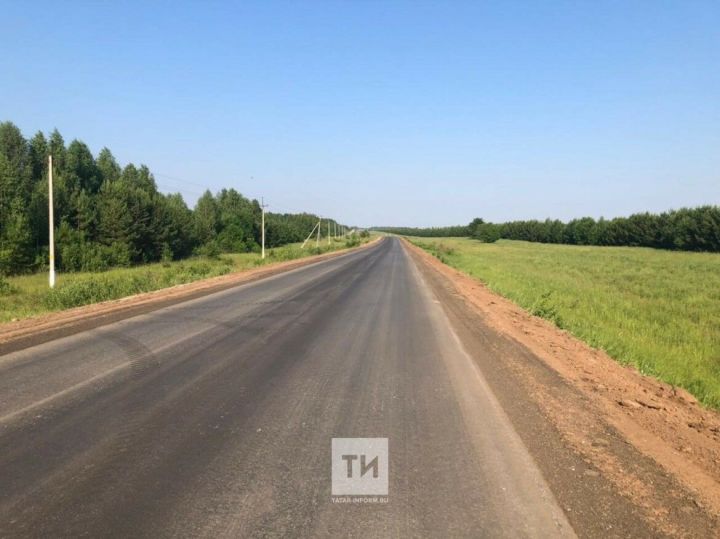 В Агрызском районе отремонтировали более 3 км региональной дороги