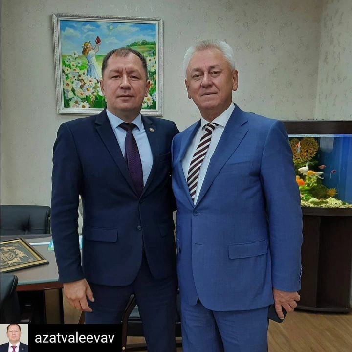 Азат Валеев встретился с главным врачом Республиканского центра крови МЗ РТ