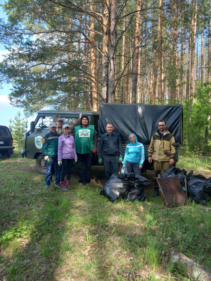 В Агрызском районе активно продолжается природоохранная акция «Чистые леса Татарстана»