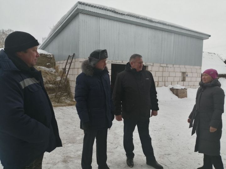 Семья Миннихузиных из  Агрызского района получили субсидию на строительство мини-фермы