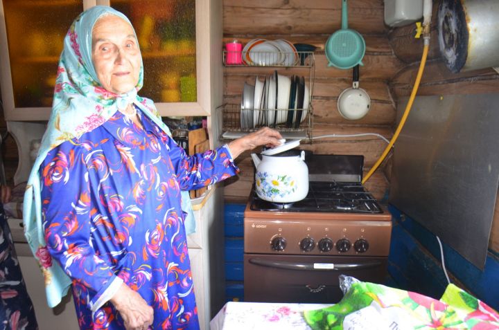 В доме 92-летней жительницы Сукмана провели природный газ
