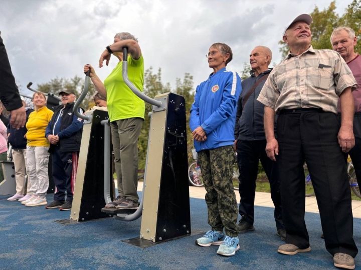 Новый парк в Агрызе, привлекает как молодежь, так и старшее поколение