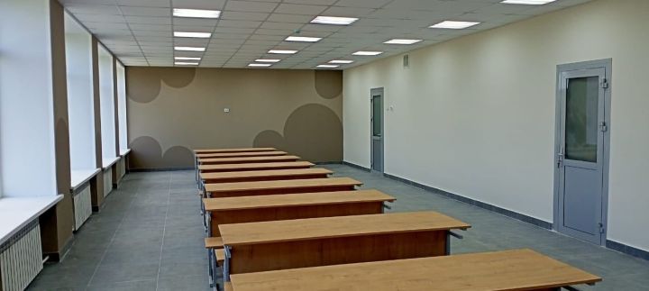 В Исенбаевской школе завершен капитальный ремонт пищеблока