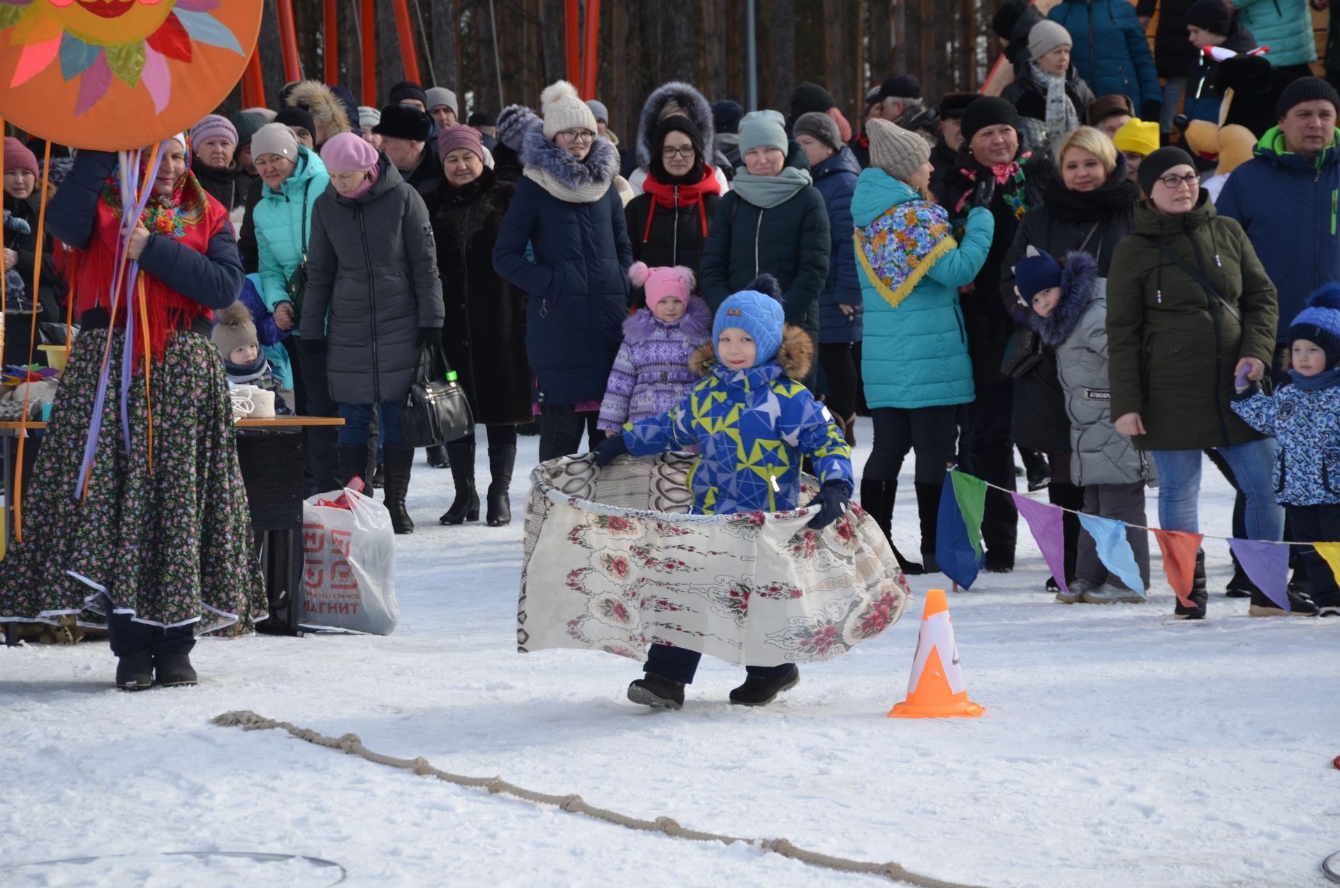 Әгерҗедә Май чабу бәйрәмендә олысы-кечесе күңел ачты