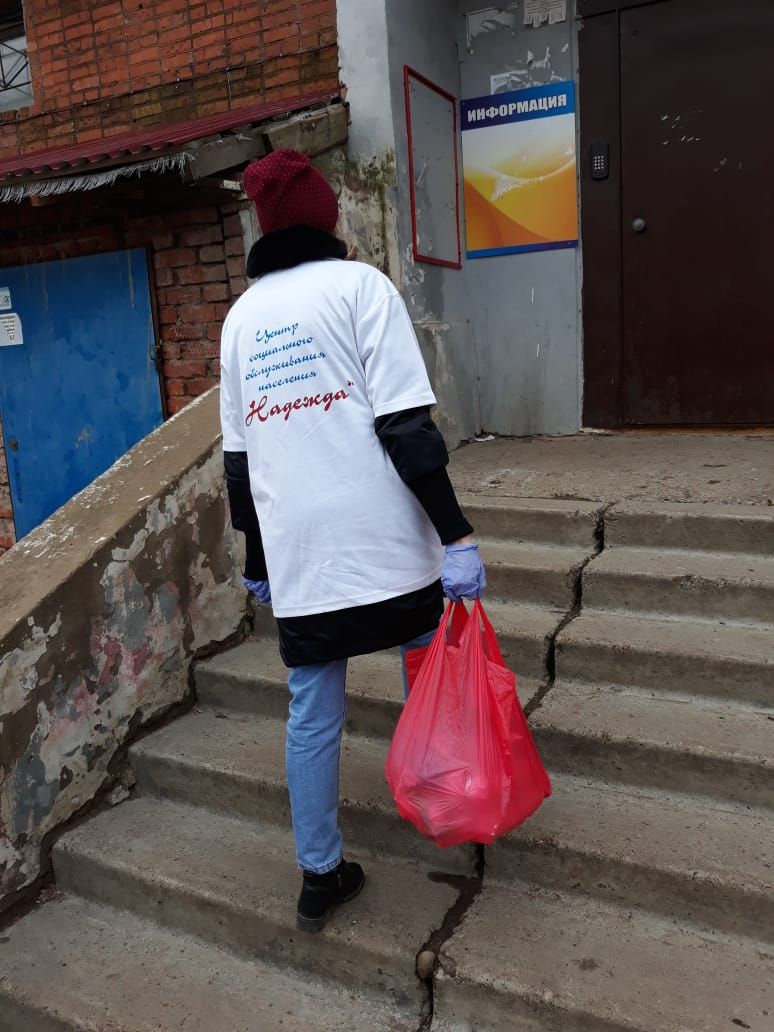 Жительница Агрыза благодарит волонтеров из «Надежды»