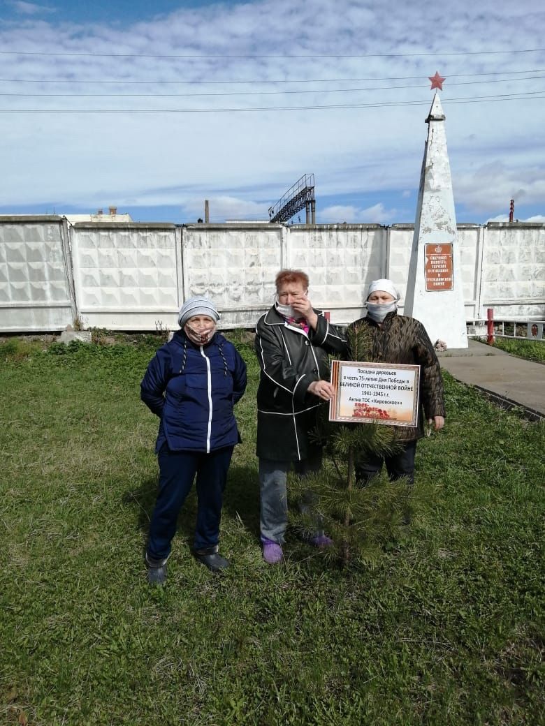 Активисты ТОС «Кировское» не забывают героев гражданской войны