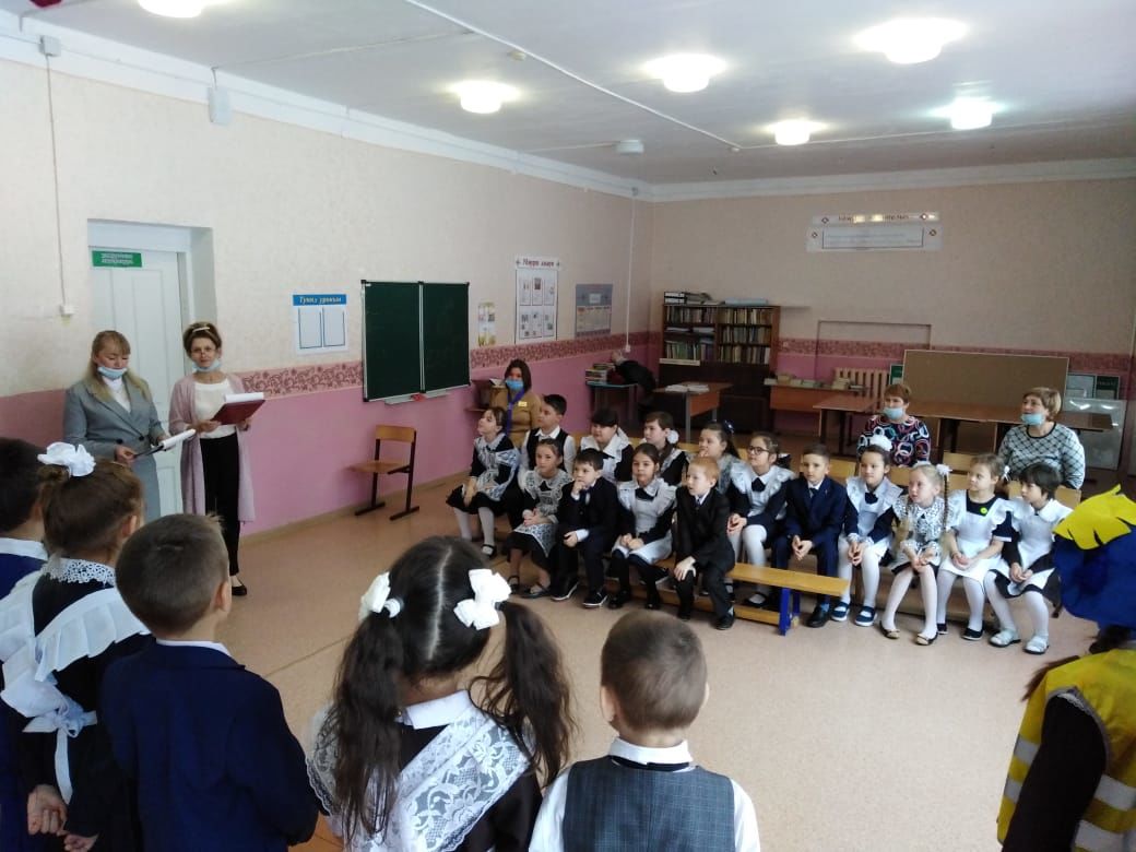 В Кучуковской школе первоклассников посвятили в юные пешеходы