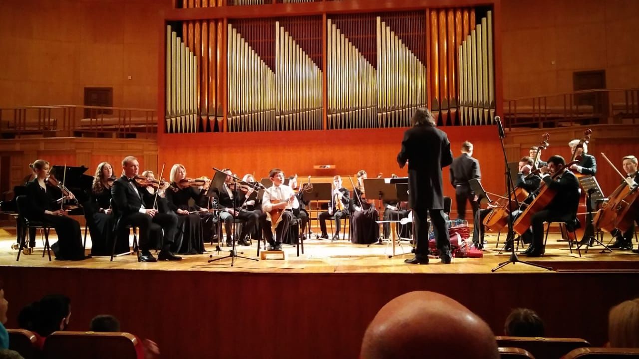 Агрызские ребята выступили на одной сцене с руководителем оркестра La Primavera Рустемом Абязовым