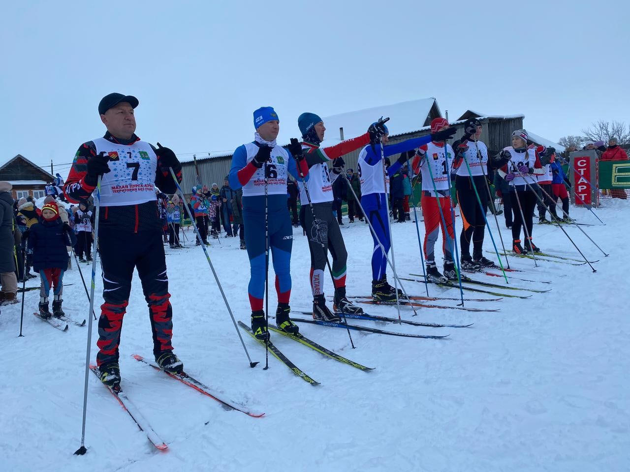 Делегация Агрызского района принимает участие в Первых межрегиональных соревнованиях по лыжным гонкам
