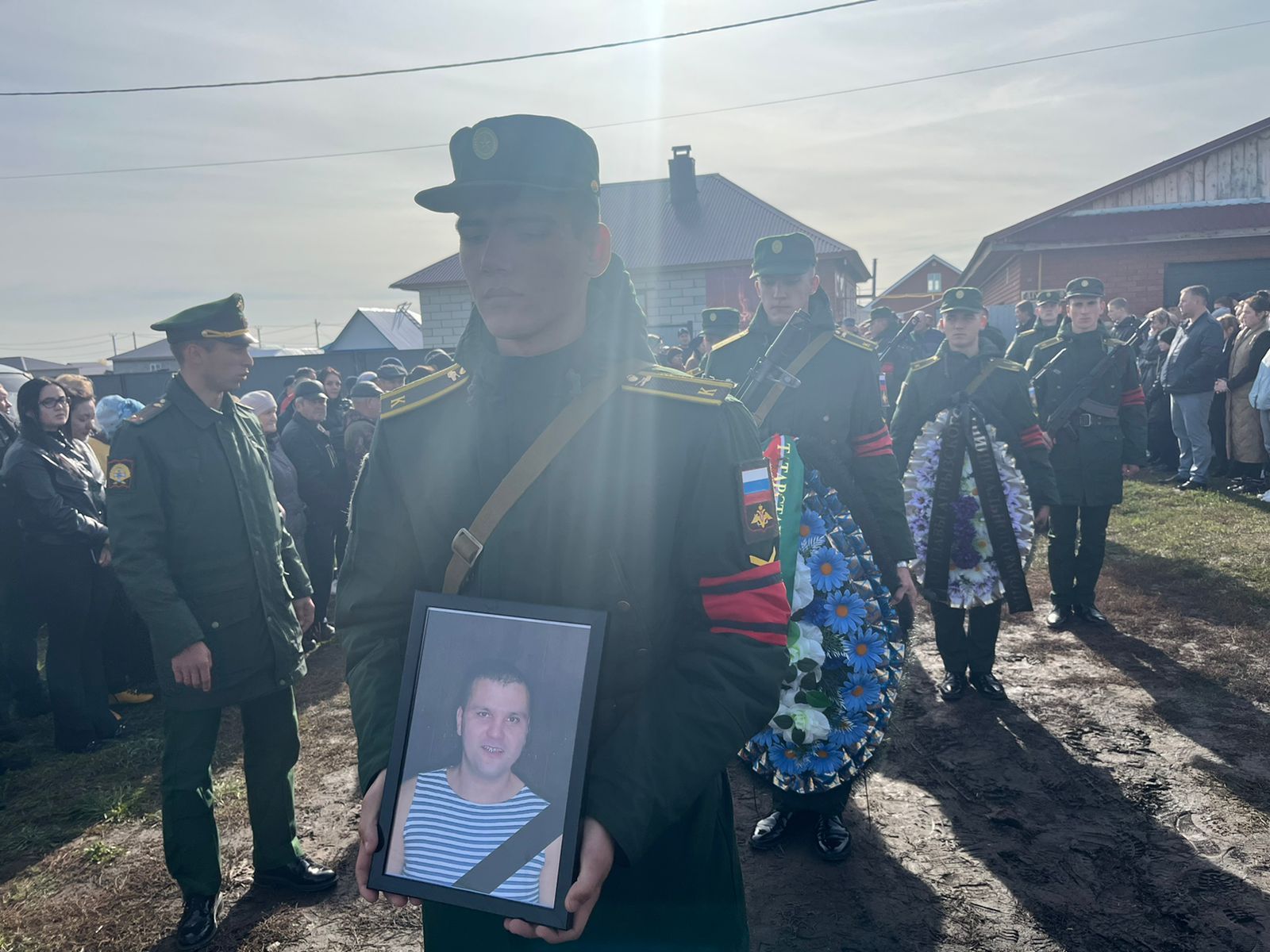 В Агрызском районе простились с героически погибшим Сергеем Гавриловым