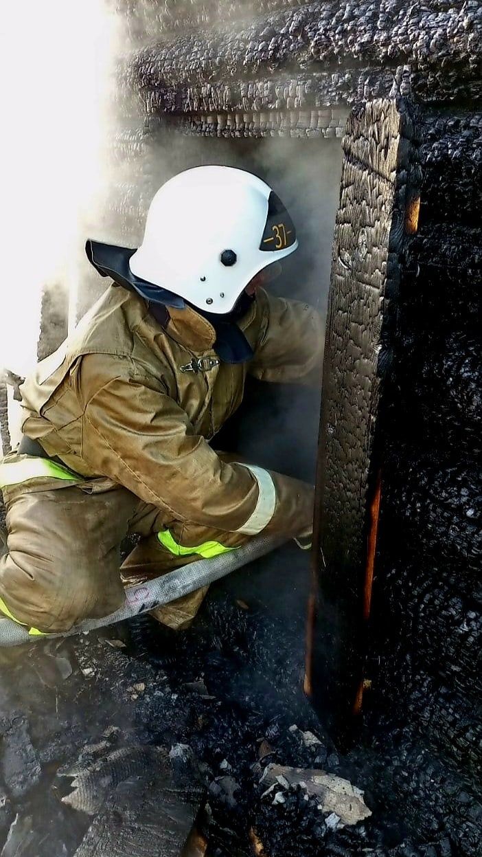 В Агрызском районе произошел пожар