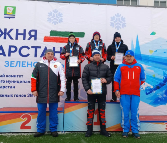 Лыжники Агрыза заняли второе место на Первенстве РТ в Зеленодольске