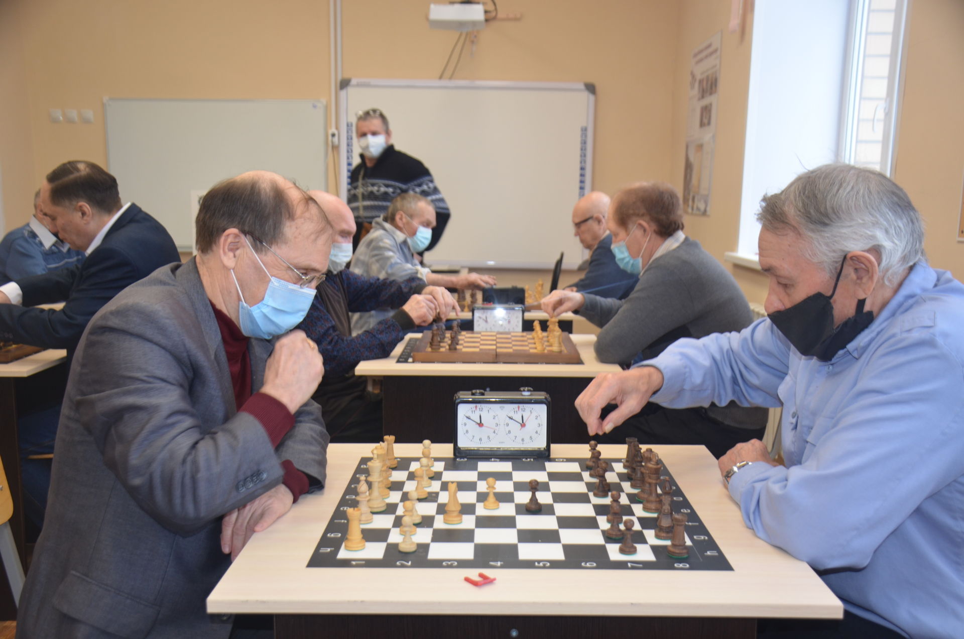 Әгерҗедә шахмат буенча турнирда җиңүче пенсионерлар билгеле