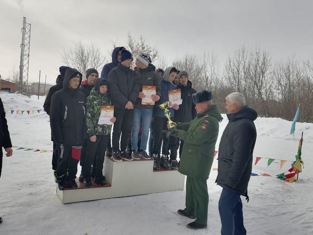 Известны победители Лыжной эстафеты на кубок Военкома Агрызского района 