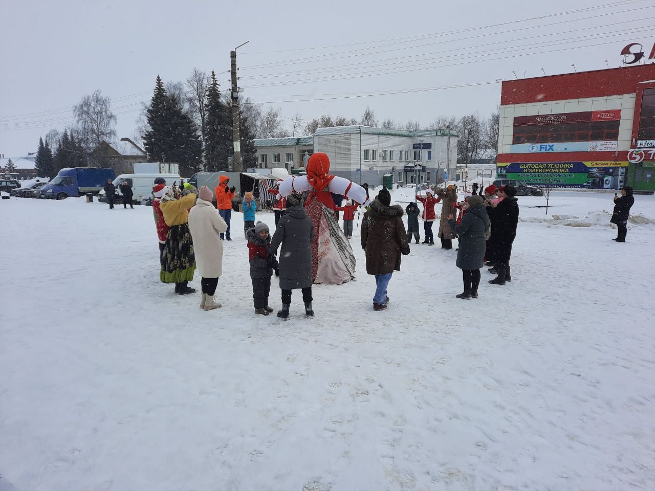 В Агрызе состоялись Масленичные гуляния