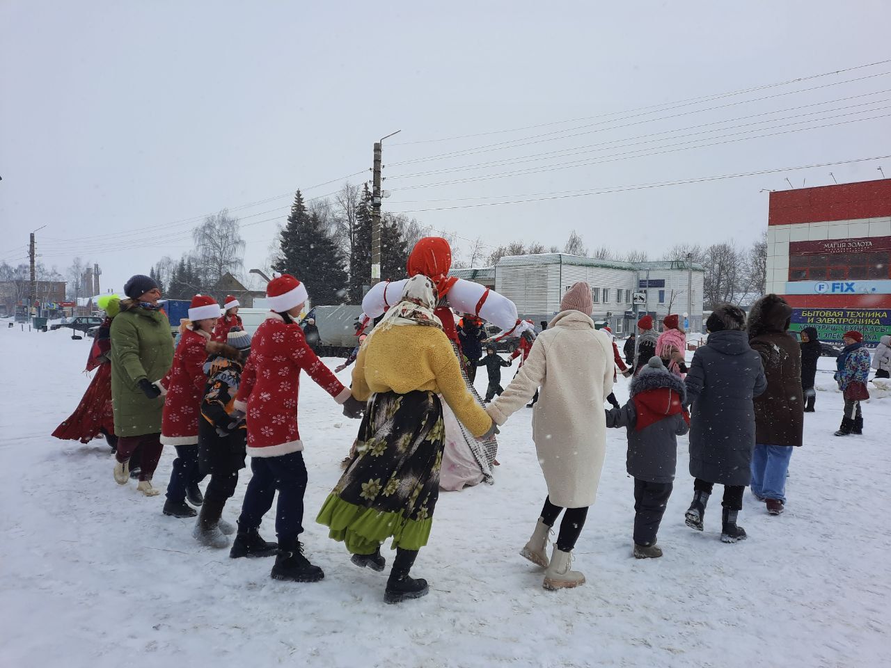 В Агрызе состоялись Масленичные гуляния