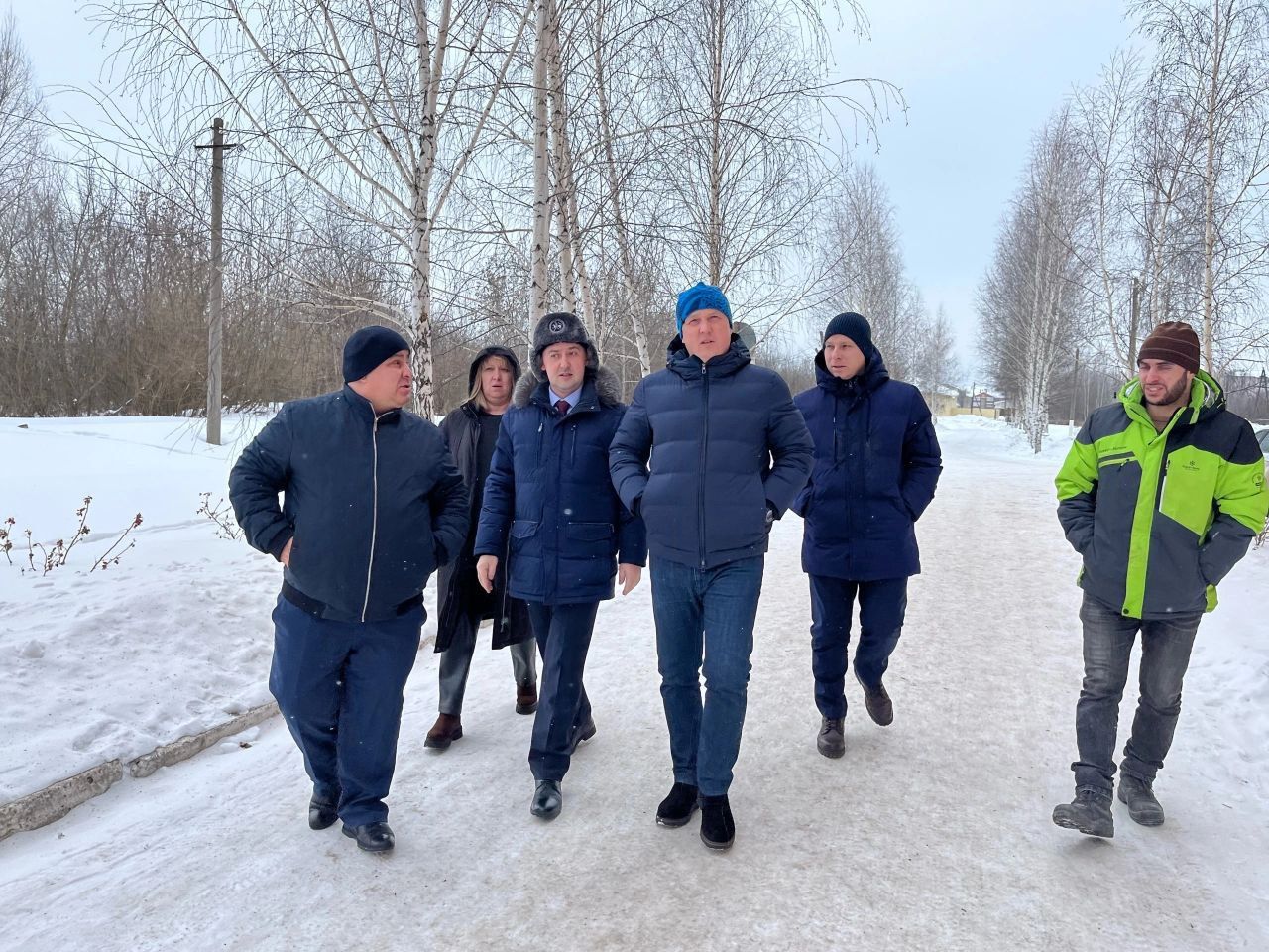 Агрыз посетил министр строительства, архитектуры и ЖКХ РТ