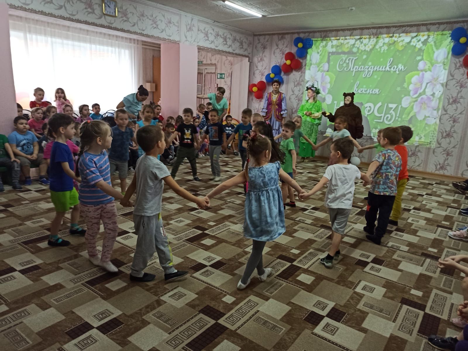 1нче санлы балалар бакчасында Нәүрүз узды