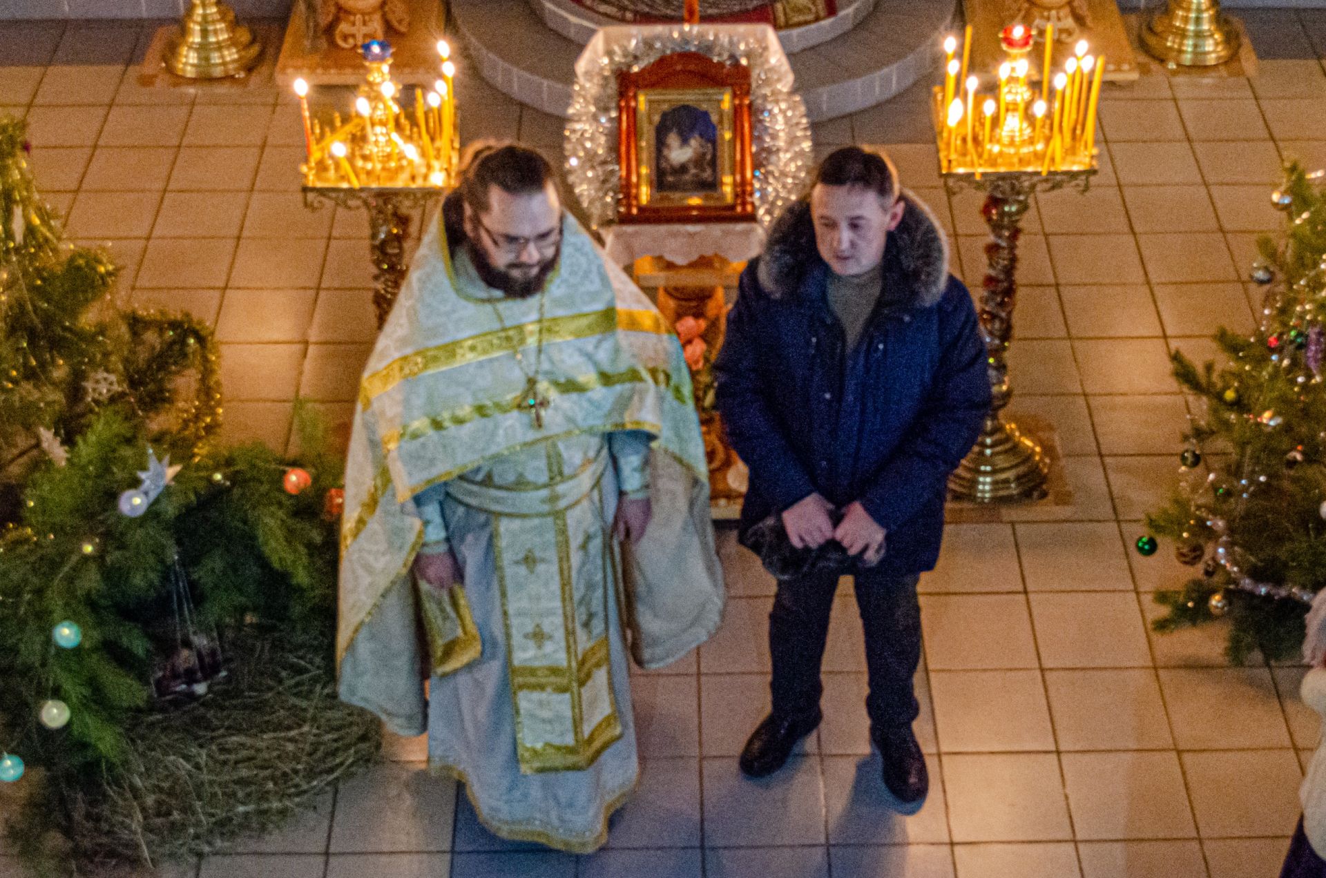 В праздник Христова Рождества в храме прп. Сергия Радонежского состоялись праздничные торжества