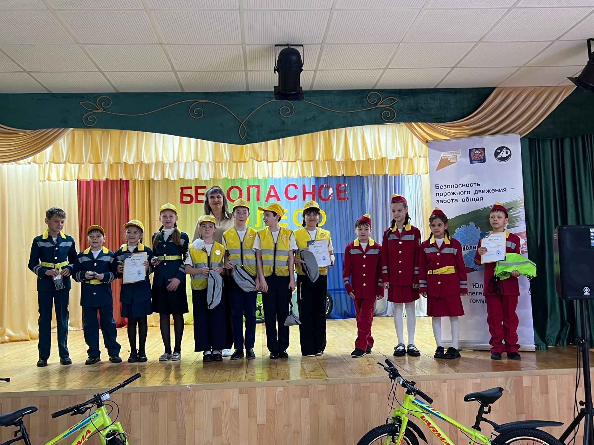 Команда школы №4 - победитель муниципального этапа конкурса «Безопасное колесо – 2024»